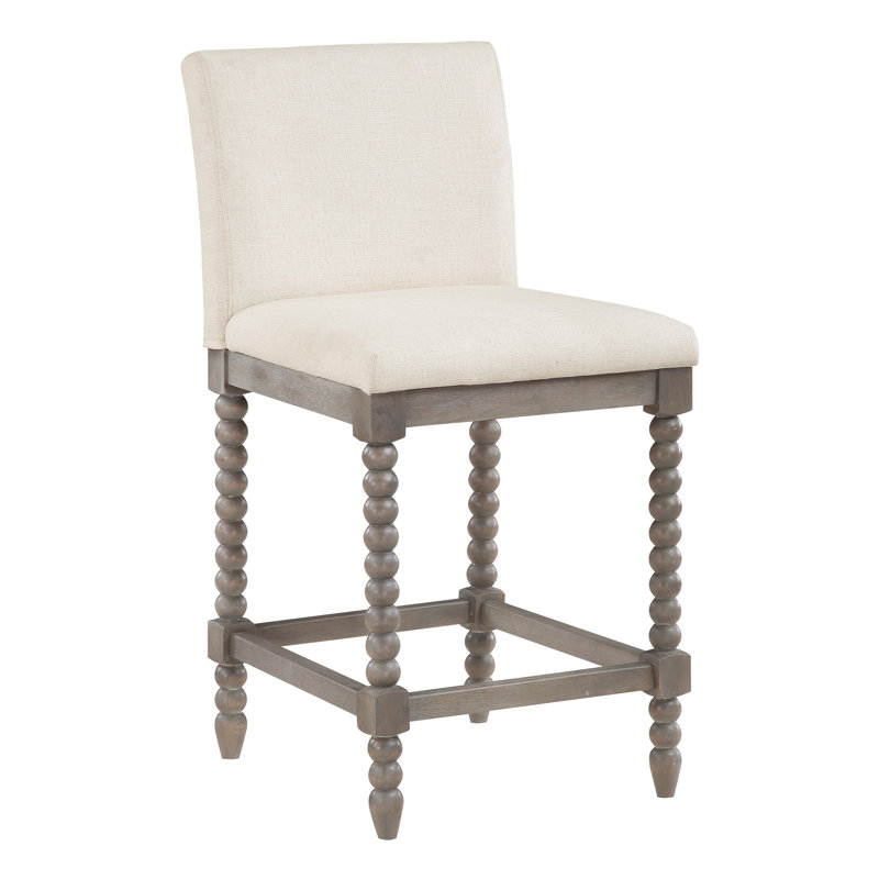 Tabouret de comptoir 26,5 po Lippold, Blanc