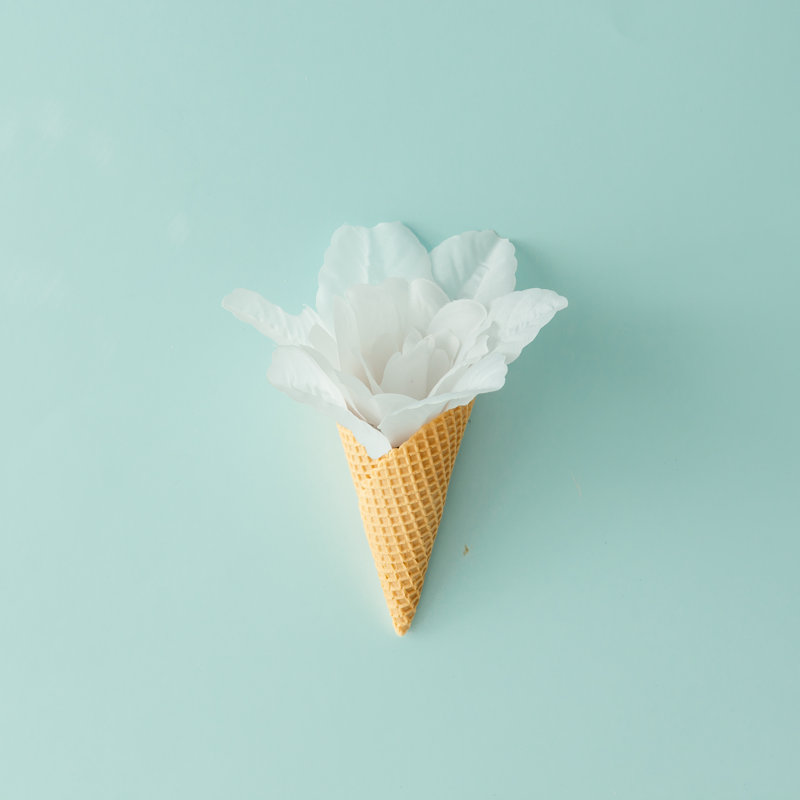 Summer Tropical Concept - Wrapped Canvas Print, 30cm H x 30cm W x 3.8cm D