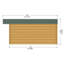 Tyne 16 x 16 Ft. Tongue and Groove Log Cabin-18161342