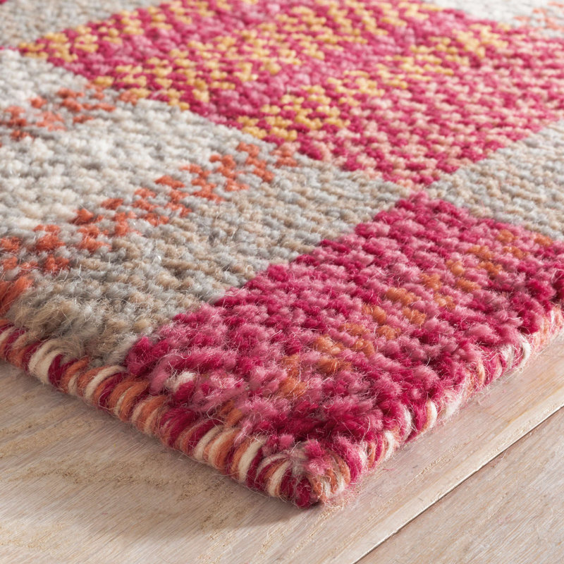 Fairhaven Spice Hand Loom Knotted Wool Rug, Rectangle 2' x 3'