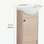 Ensemble de meuble-lavabo autoportant de 18 pouces, petit meuble-lavabo avec lavabo, meuble-lavabo et lavabo combiné
