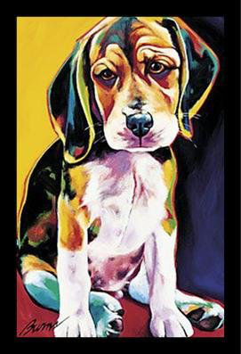 " Cute Puppy Beagle " by Ron Burns