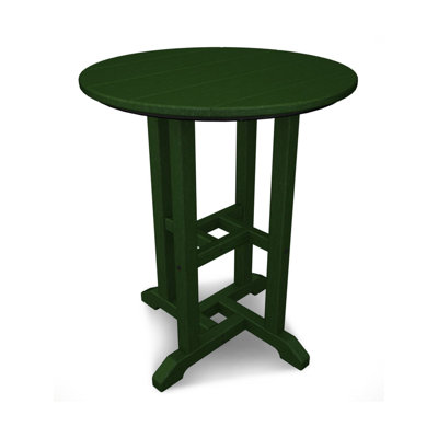 POLYWOOD 24" Round Farmhouse Bistro Table
