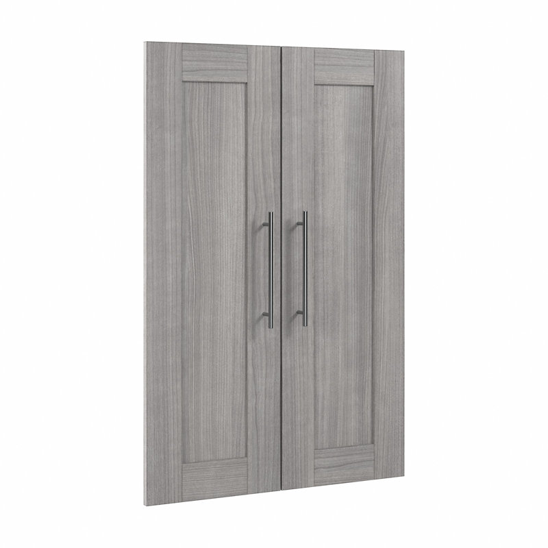 Portes Arlex pour rangement pour garde-robe, Gris platine, H 37,68 po x l 24,8 po x P 0,62 po