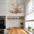 Escher Retro Antler Resin Chandelier Countryside Pendant Light
