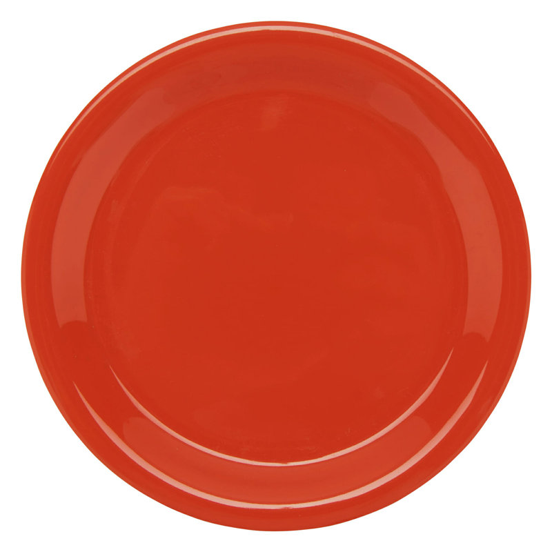 Assiette à dessert de qualité commerciale, 6,5 po, (ensemble de 12), Orange