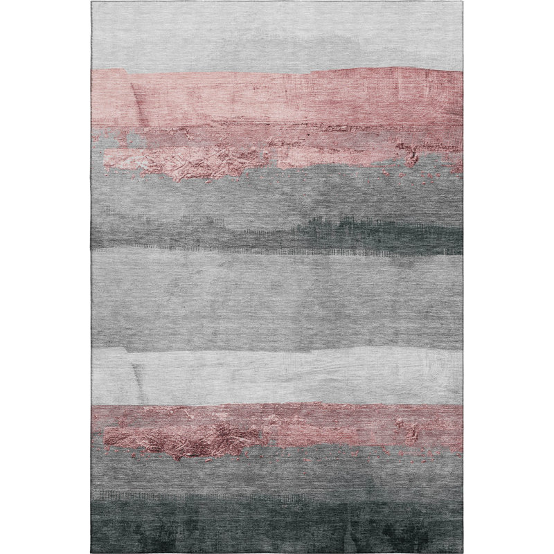 Premium Machine Washable Fairwood AMF1883 Stripes Rug, Rectangle 8' x 10'
