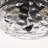 Alixandra 2-Light Flush Mount Ceiling Light With Clear Hammered Glass-1759581356-1759581354