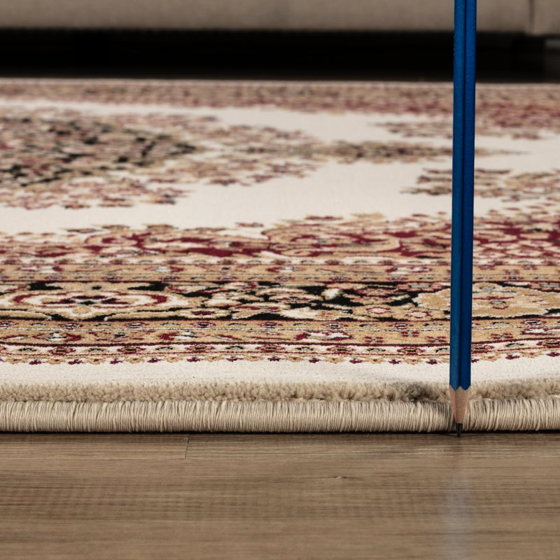 Tapis de couloir en polypropylène Luxury Luxury 7 po X 9 10 po, avis de variation de couleur nécessaire pour les sous-tapis