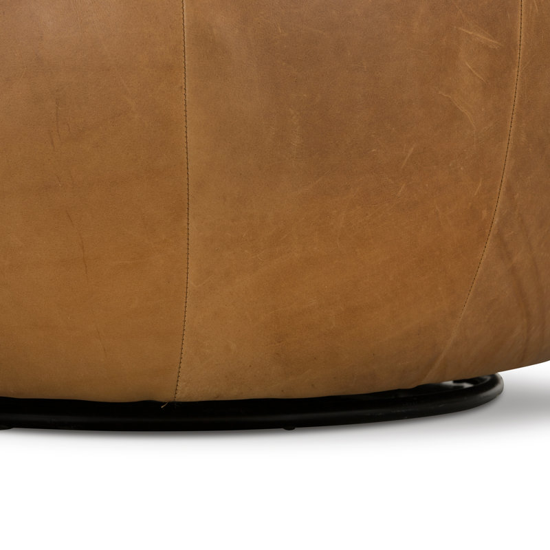 Audie Swivel Chair, Heirloom Sienna