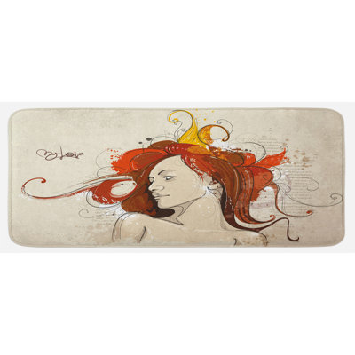Modern & Contemporary Solid Color Polyester Kitchen Mat