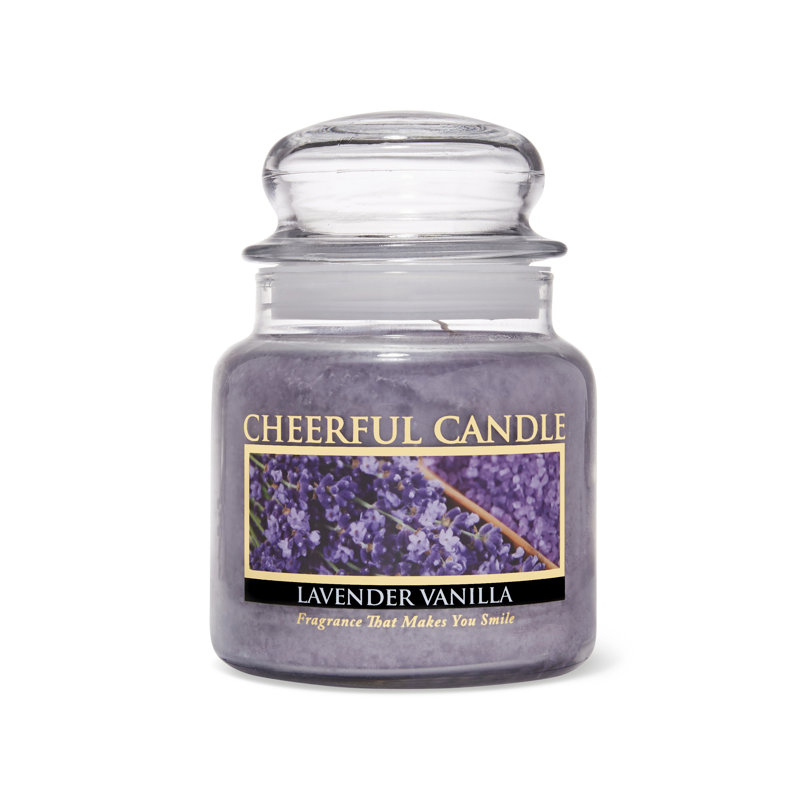 Bougie avec pot de parfum lavande