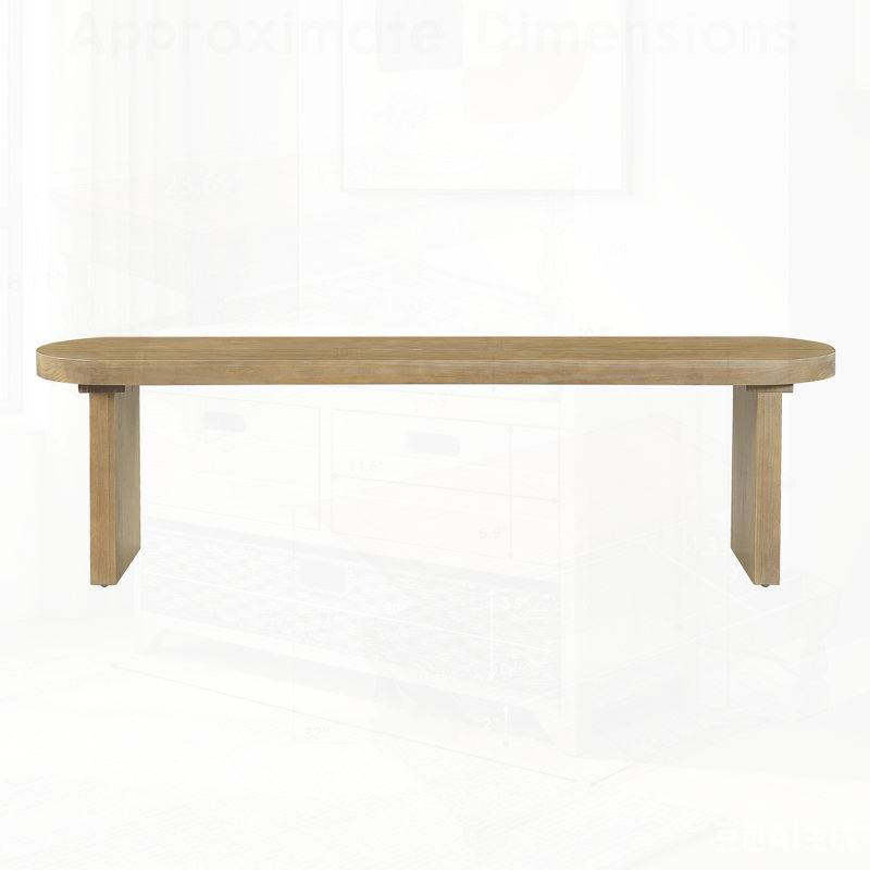Banc de salle à manger d'intérieur en pin, assise en bois massif, capacité de poids de 350 lb, pouvant accueillir 3 personnes pour la cuisine, la salle à manger et l'espace de vie