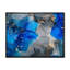 «Blue Luxury Abstract Fluid Art XV», reproduction sur toile-67328740-67328741