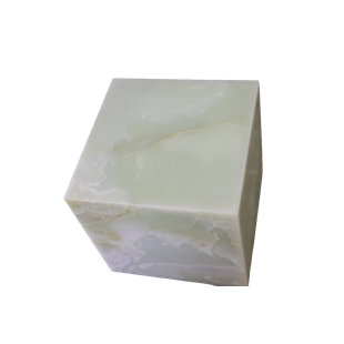 Onyx vert, table d'appoint, table de bout