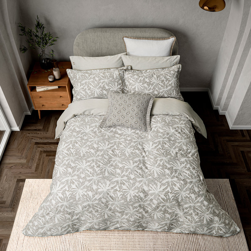 Cora Cotton Duvet Cover Set, Single Duvet Cover + 1 Pillowcase