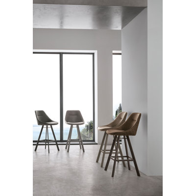 Filion Upholstered Counter Stool with Metal Frame