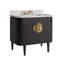 Meuble-lavabo ovale encastrable 36 po Briallen-347785110