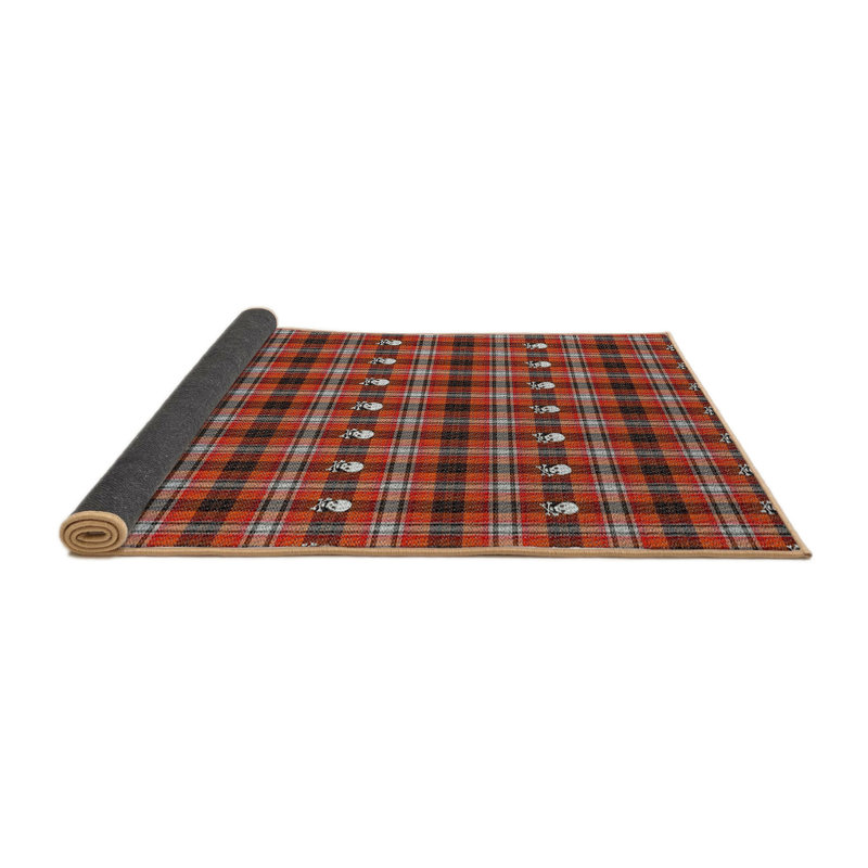 Striped Indoor Rug, Round 6'