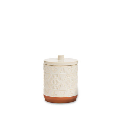 Spider Rock Canister Ivory Multi Canister
