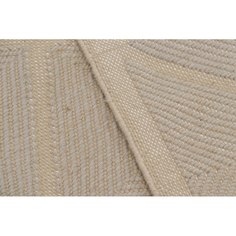 Scandinavian Wool Geometric Area Rug, Rectangle 8' x 10'