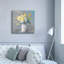 «Touch Of Spring 1 White Vase» par Danhui Nai, art mural sur toile-1888224664