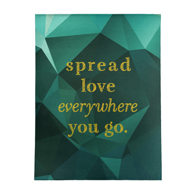 Tapis en polyester imit quote love