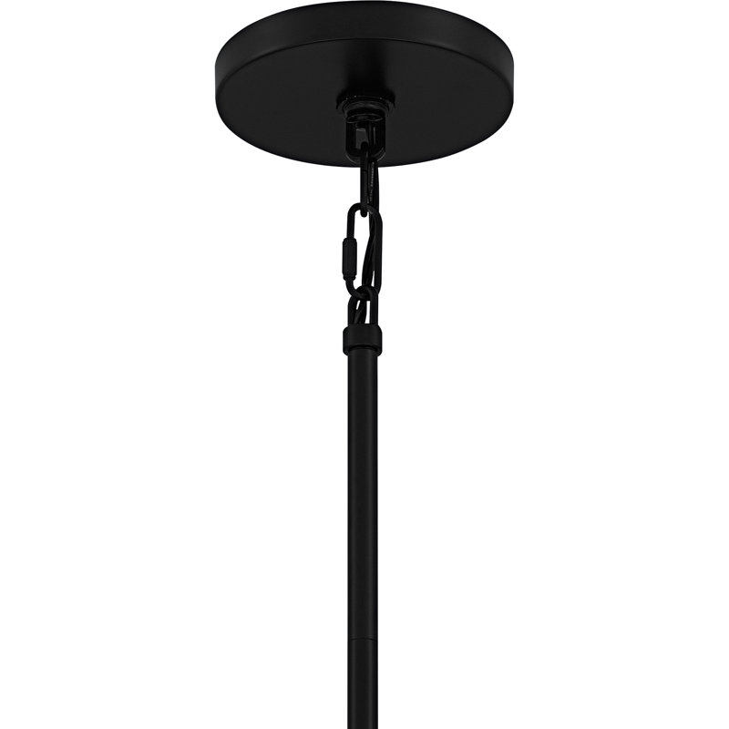 Luminaire suspendu noir mat 5 lumières Cassidy