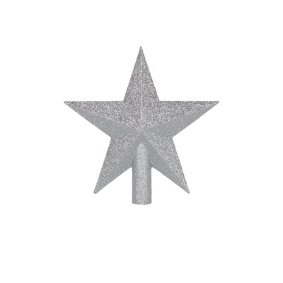 Silver Star Tree Topper