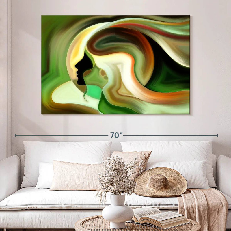 Avery Abstract Woman, 34" H x 51" W