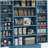 HOMCOM 41" Kitchen Pantry Storage Cabinet, Freestanding Kitchen Cabinet with 12 Door Shelves, Double Doors, 5-tier Shelving and Adjustable Shelves, Blue-129386568