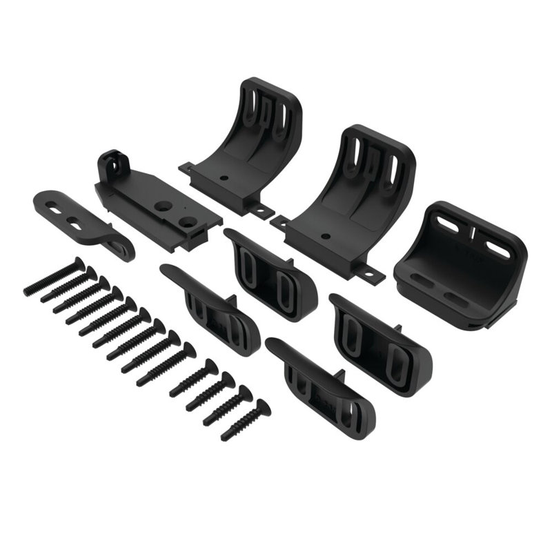 Barrette Outdoor Living Adaptor Kit for Pool Latch to Round Post