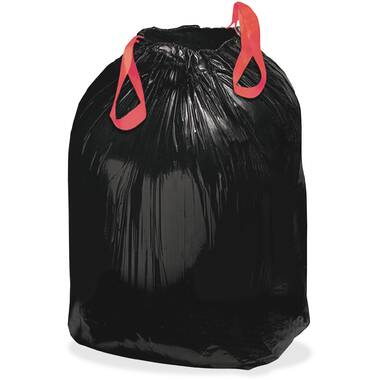 55 Gallon Trash Bags, (Value Pack 50 Count w/Ties) Extra Large Black  Outdoor Trash Bags, 60 Gal, 55 Gal, 50 Gallon Trash Can Liners Black 50  Count