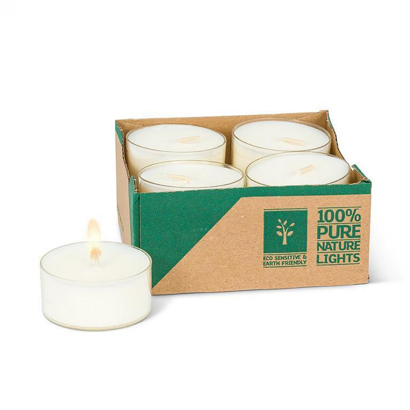 Ensemble de 8 bougies Maxilite en cire naturelle