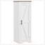Armoire de rangement Farmhouse avec tablette réglable et porte de grange simple pour une organisation polyvalente