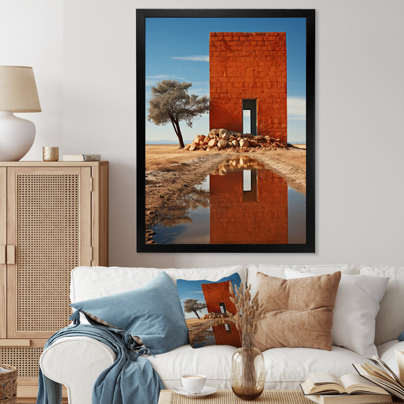 Monuments, minimalisme, photographie de paysage II, Cadre simple noir, H 32 po x l 24 po x P 1 po