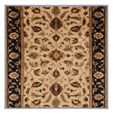 Machine Washable Persian Brown Area Rug