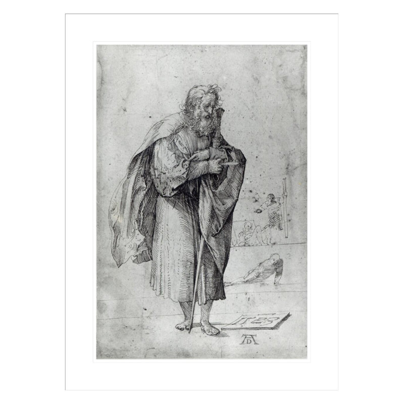 «St. Paul» par Albrecht Dürer, impression giclée sur cadre, 29.5" H x 21.93" W