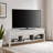 Nandhini 60'' W One-Piece Storage Credenza TV Stand with Three Open Shelves and Three Drawers