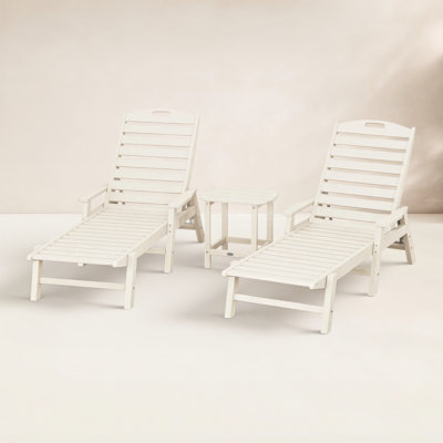 POLYWOOD® Nautical 2-Person Patio Seating Group