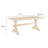 Modway Windchime 71" Wood Dining Table-90863250