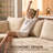 Navarrie Boneless 134" U-Shaped Sectional, No Assembly Required Compression Sofa with Dual Chaises-920495847