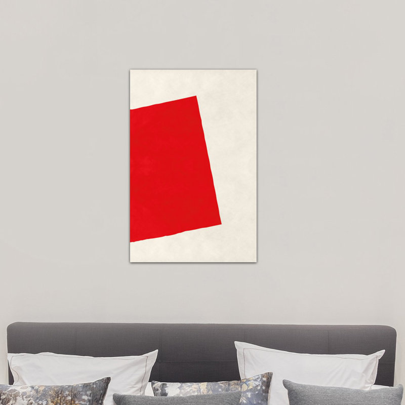 'Modern Square' Graphic Art on Canvas, 26" H x 18" W x 1.5" D