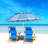 Octavis 96'' Tilt Beach Umbrella