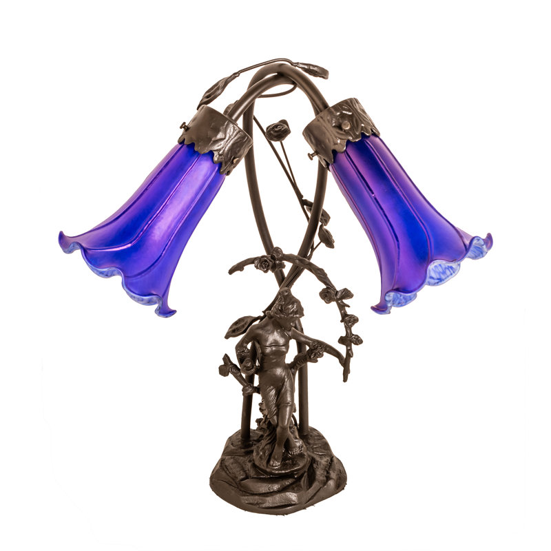 Diop Table Lamp, Blue