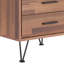 Table de bout chic à 2 tiroirs avec pieds en épingle à cheveux pour des solutions de rangement modernes et efficaces-1735984553-1735984555