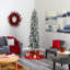 Lighted Artificial Pine Christmas Tree-736746085