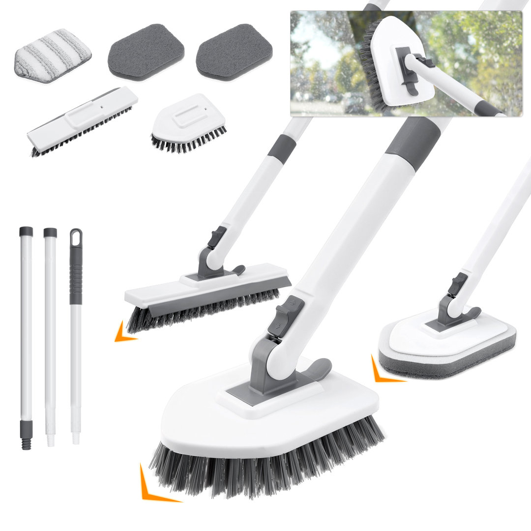 4 in 1 Shower Scrubber Cleaning Brush KingSo