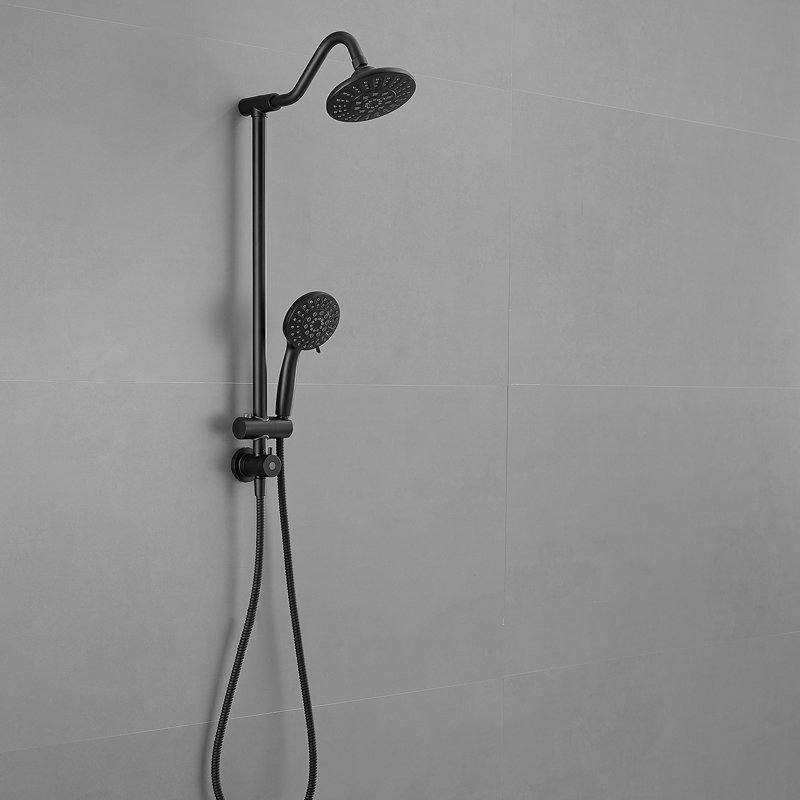 Adjustable Shower Head 1.8 GPM GPM, Matte Black