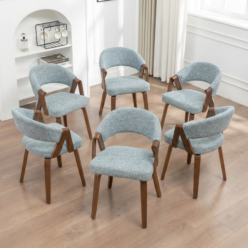 Providence Upholstered Dining Chair, Blue